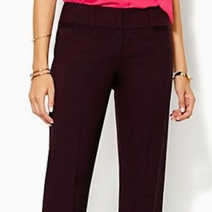 Eggplant tall bootcut pants